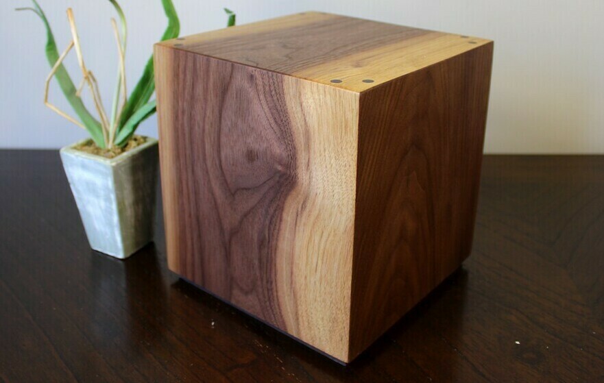Black Walnut Wooden Cremation Urn Handcrafted Black Walnut Wooden Cremation Urn