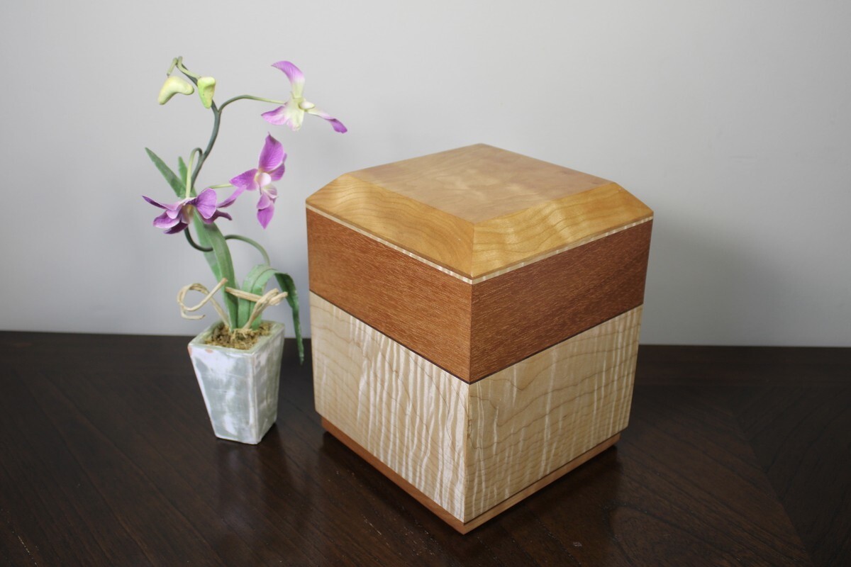 Cherry, Mahogany & Curly Maple Cherry, Mahogany & Curly Maple